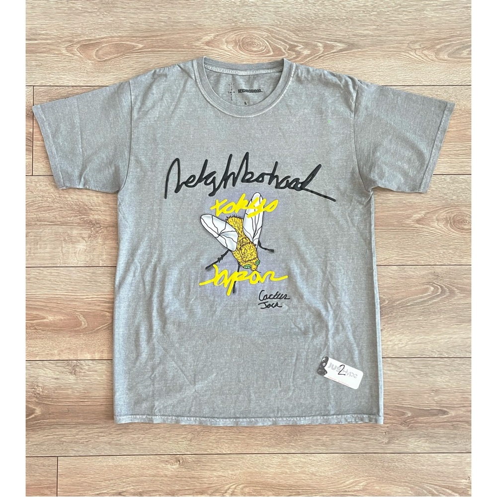 Cactus Jack X Neighborhood Gray Graphic T-Shirt